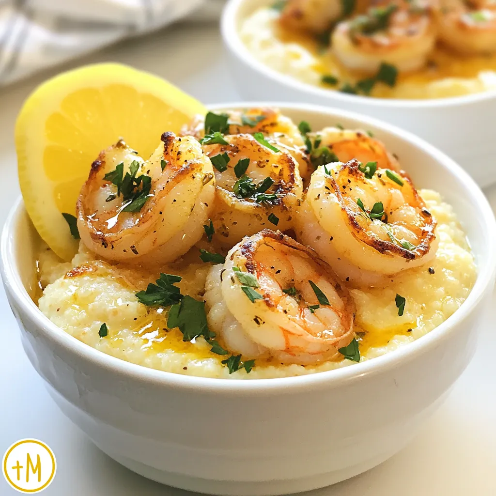 Garlic Herb Shrimp and Grits Delightful Flavor Dish