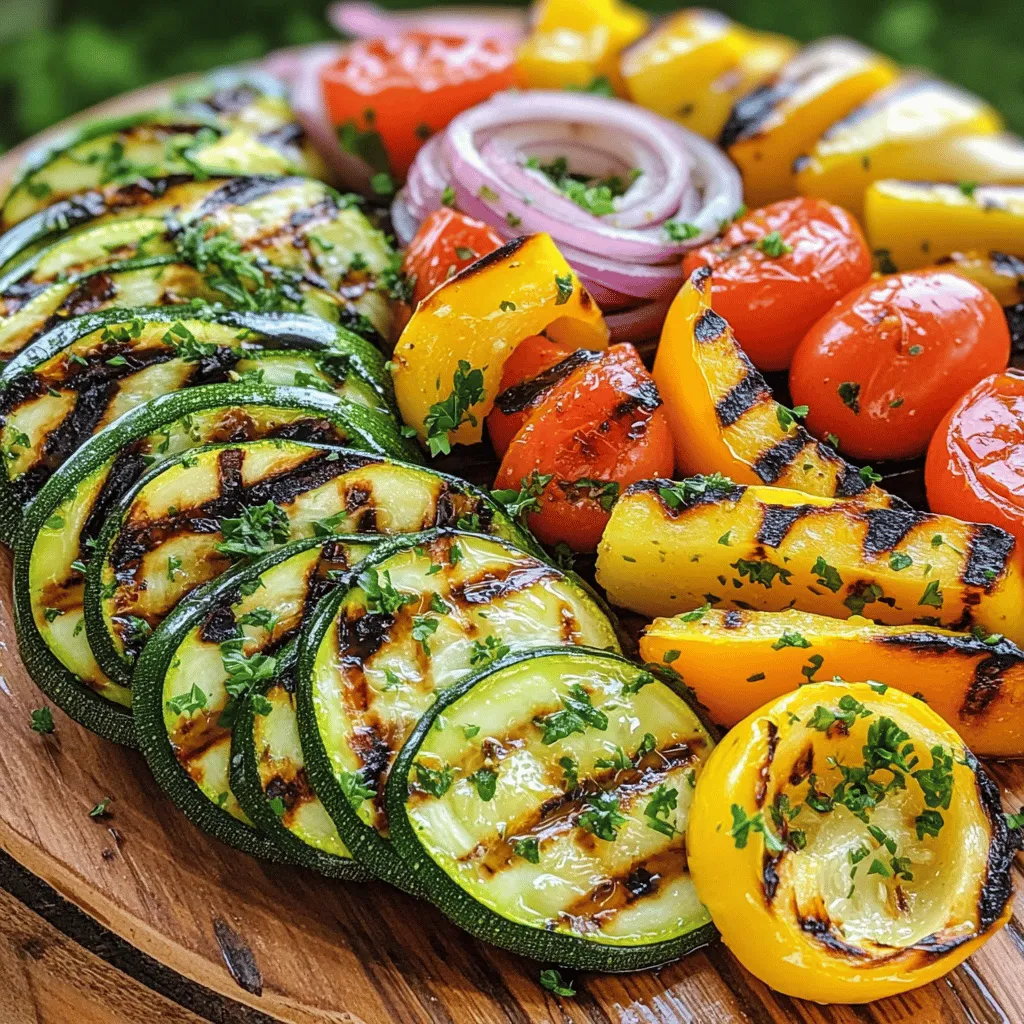 23. Lemon Herb Grilled Vegetables Vibrant and Flavorful