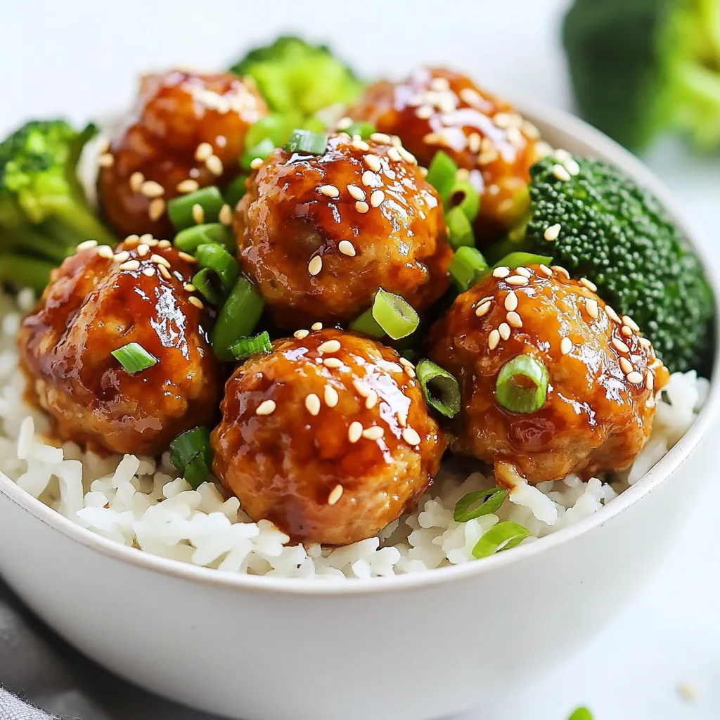 Teriyaki Meatball Bowls Flavorful and Easy Recipe