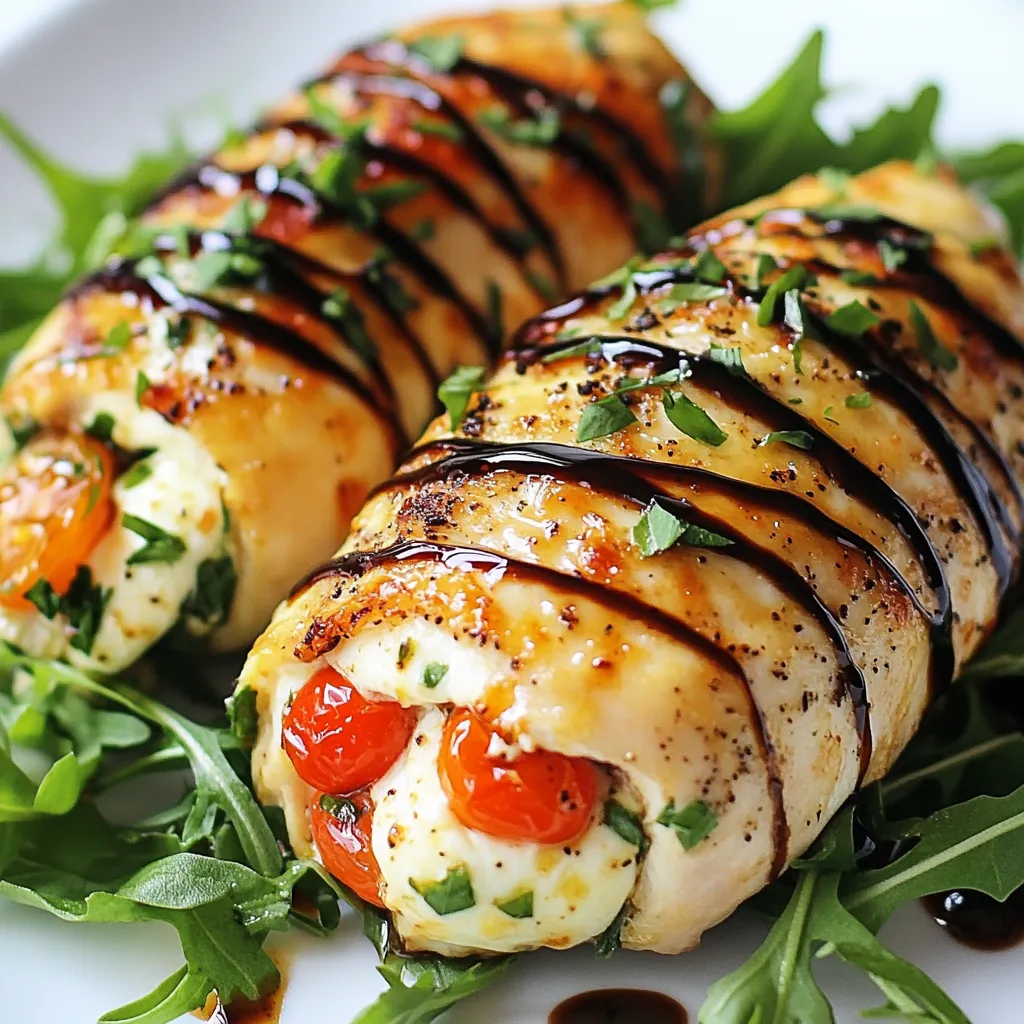 Caprese Stuffed Chicken Flavorful Dinner Delight