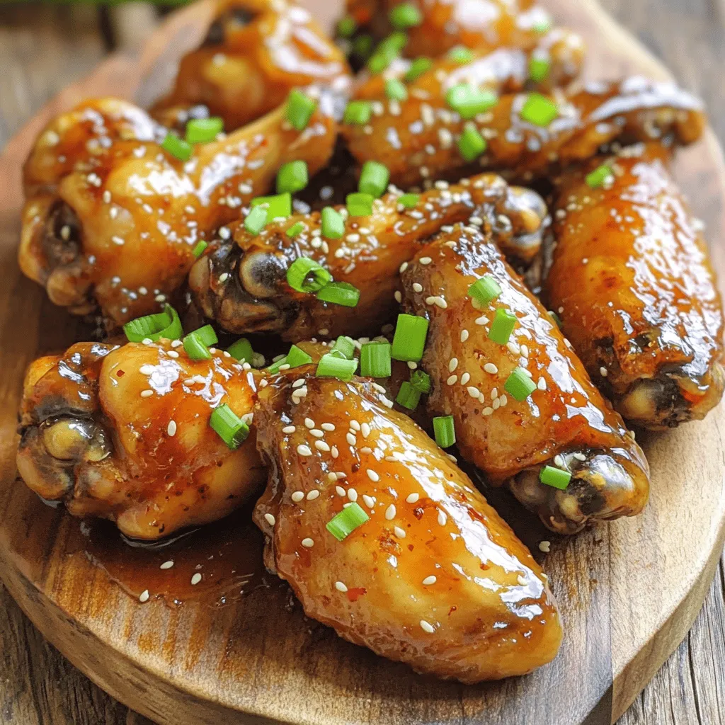 Honey Garlic Chicken Wings Flavorful Game Day Dish