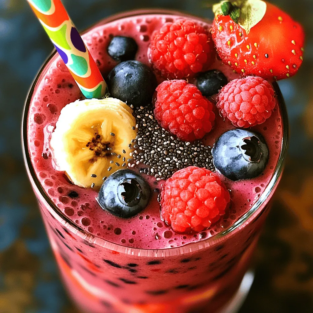 Invigorating Banana Berry Protein Shake Easy Recipe