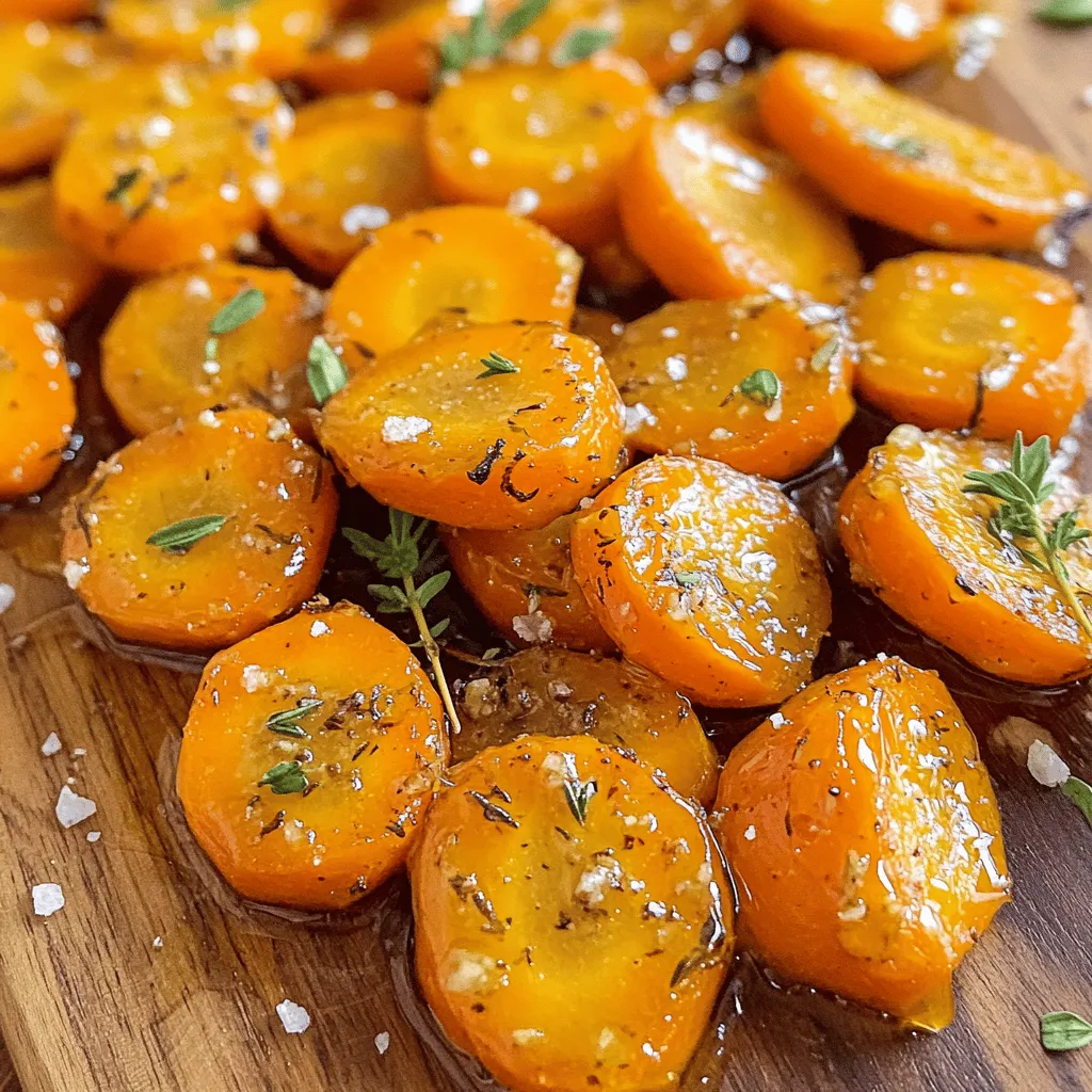 Honey Garlic Roasted Carrots Wholesome Side Dish
