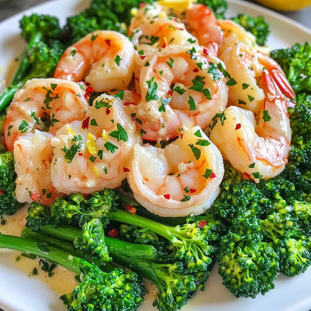 Garlic Butter Shrimp &#038; Broccolini Sheet Pan Delight
