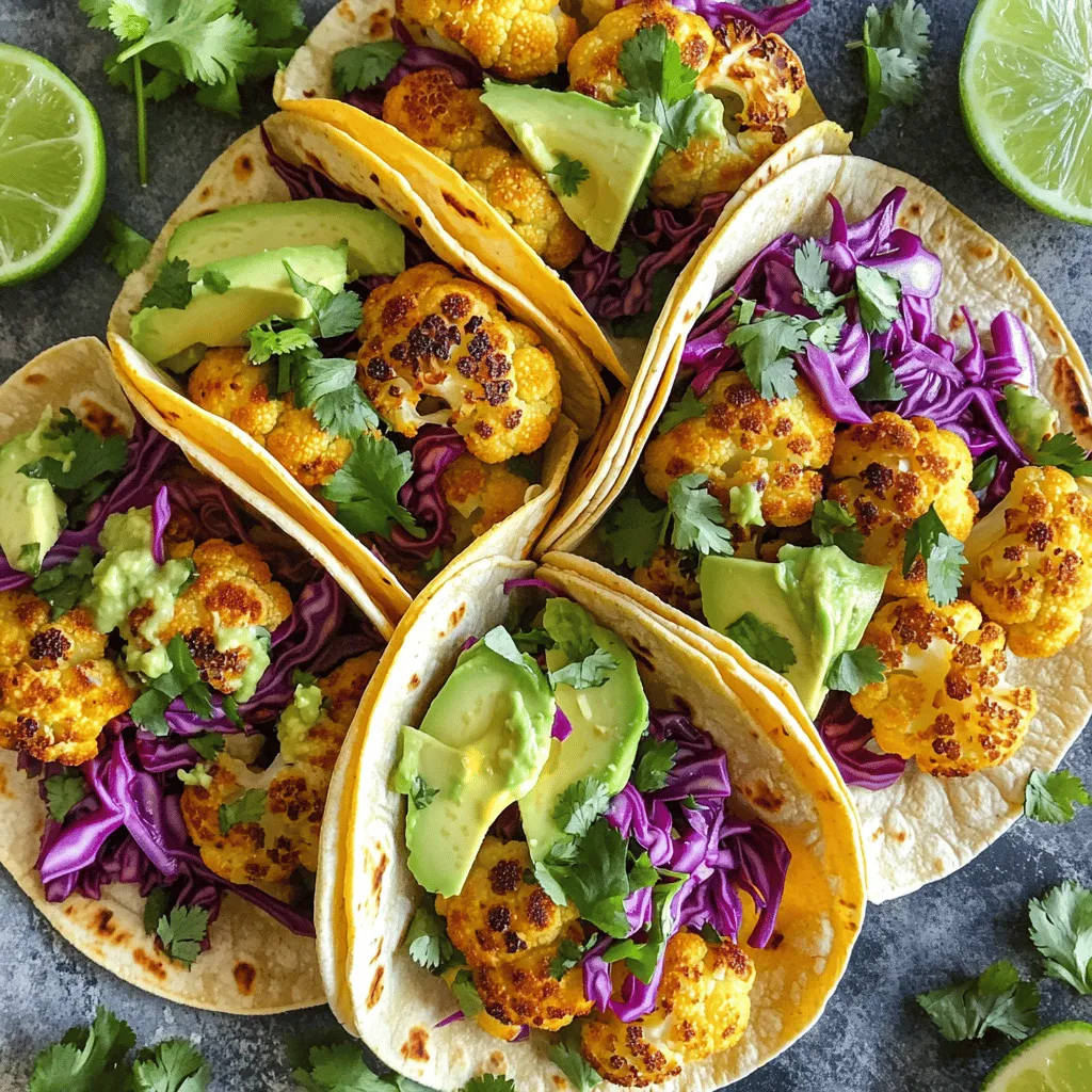 Vegan Cauliflower Tacos Flavorful and Simple Recipe