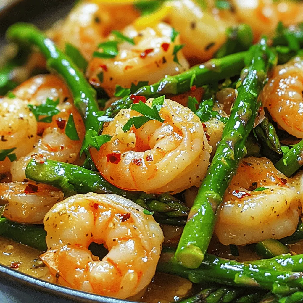 Garlic Butter Shrimp and Asparagus Flavor Delight