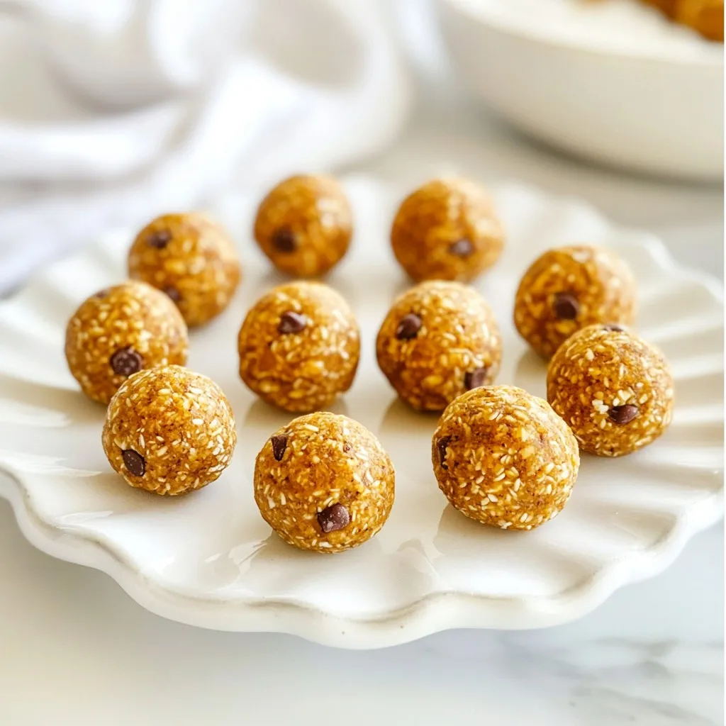Pumpkin Spice Energy Balls Tasty Nourishing Snack