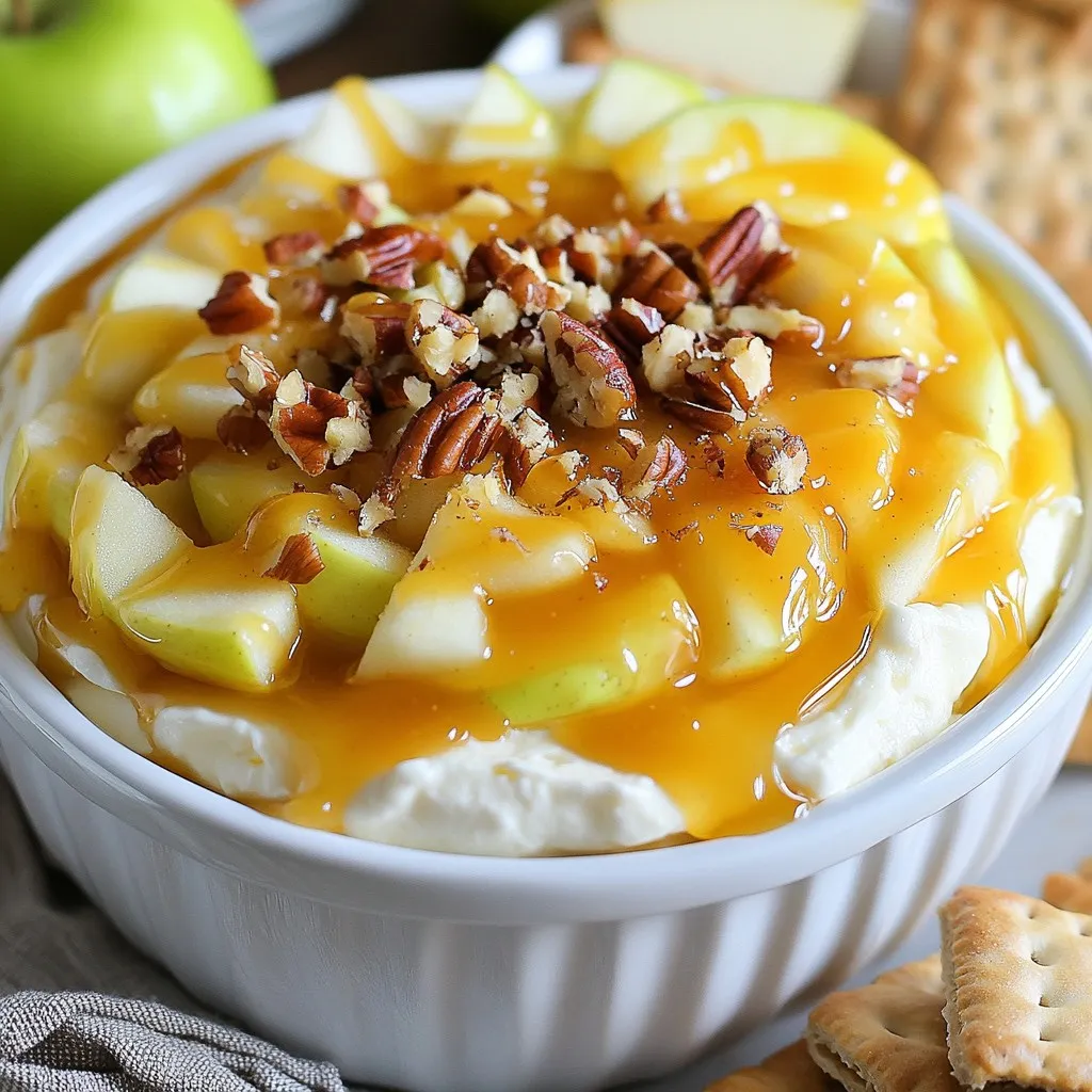 Caramel Apple Cheesecake Dip Delightful and Easy Treat