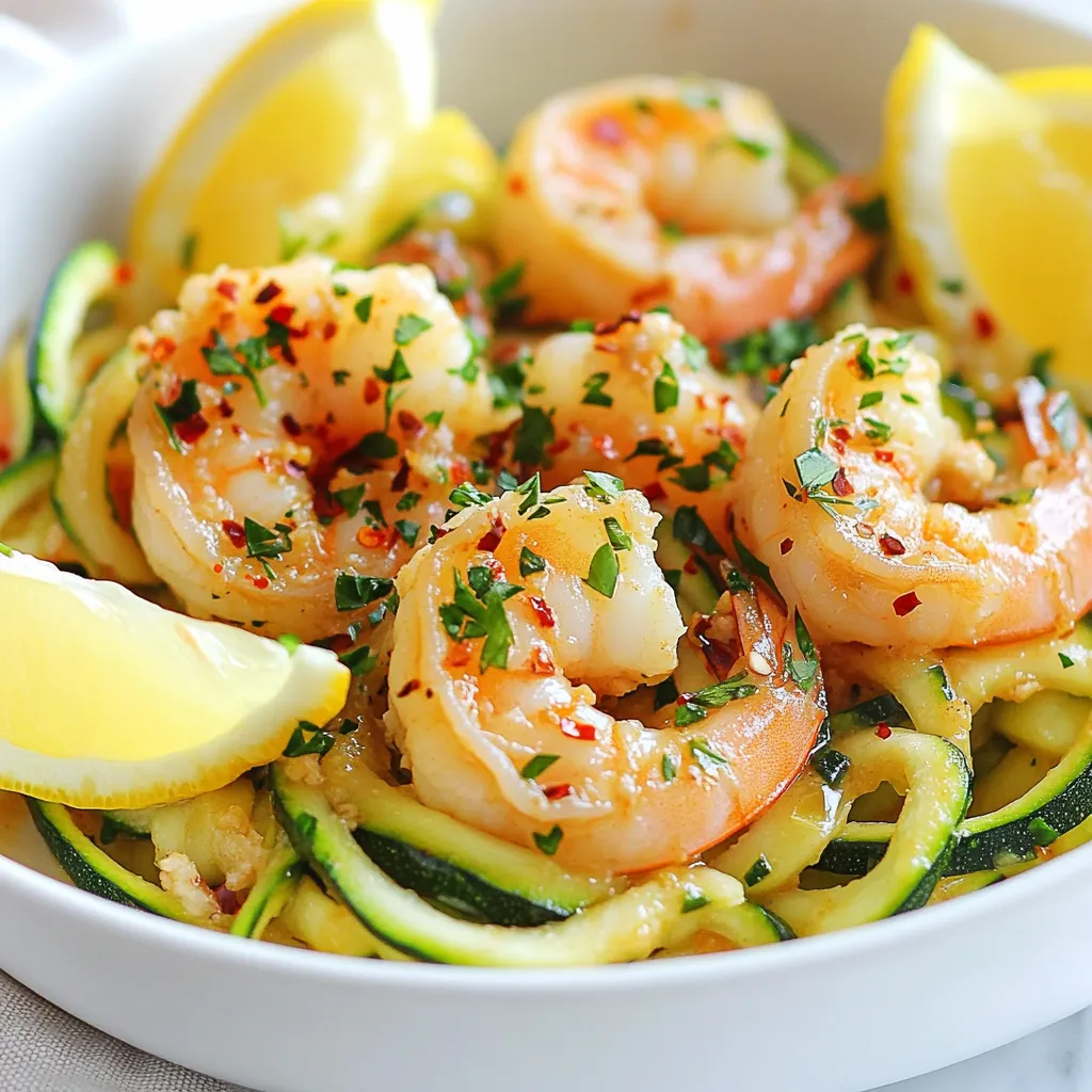 Shrimp Scampi Zucchini Noodles Simple and Tasty Dish