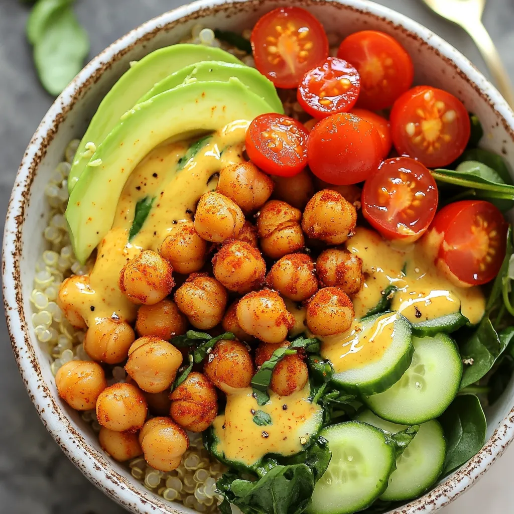Spicy Chickpea Buddha Bowl Zesty Healthy Meal