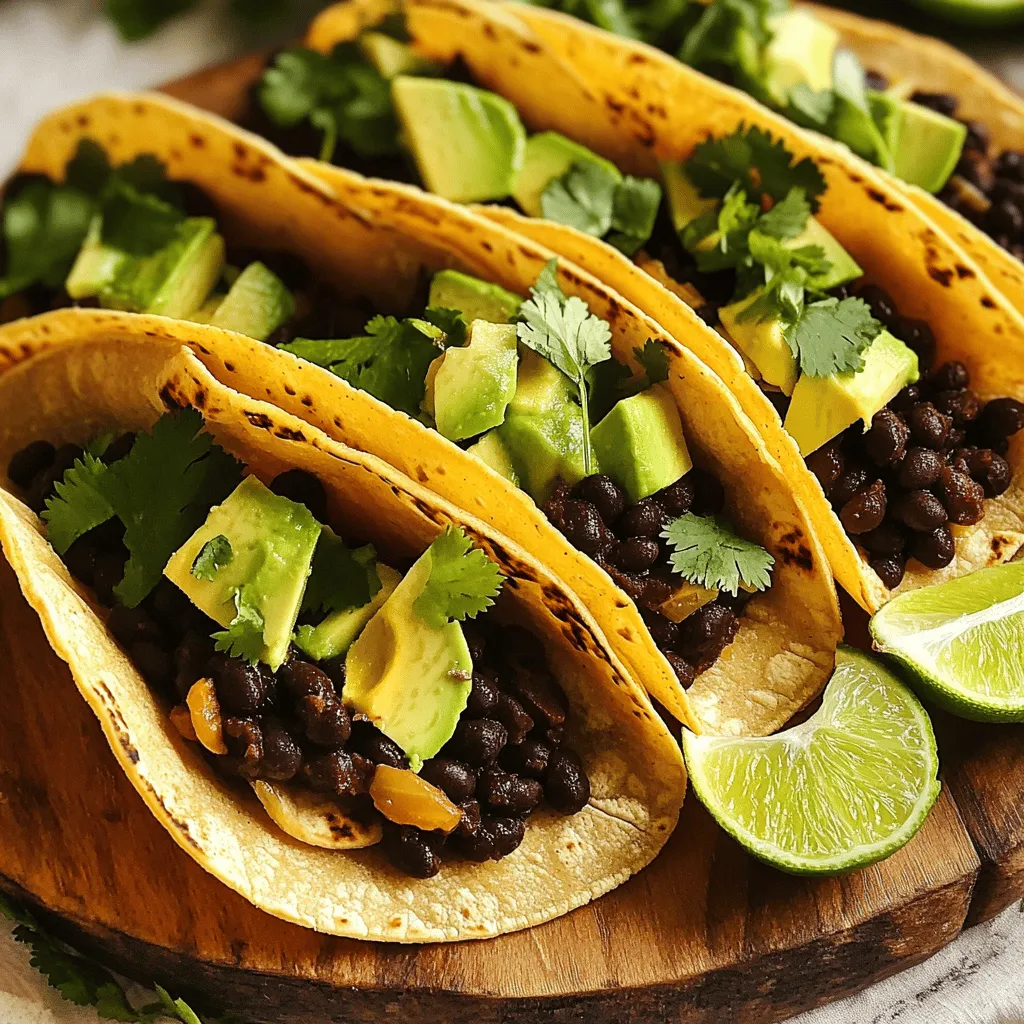 Smoky Chipotle Black Bean Tacos Flavorful and Easy Dish