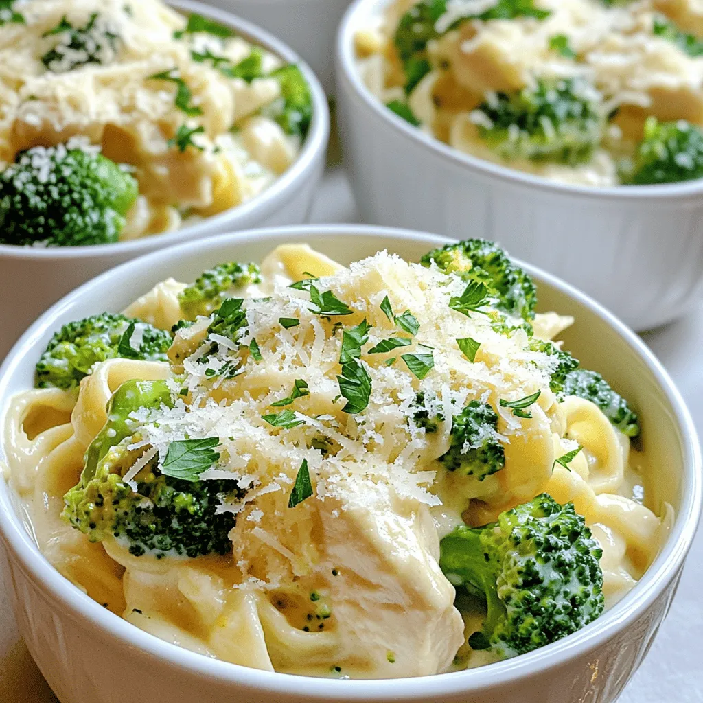 Chicken and Broccoli Alfredo Skillet Easy Dinner Recipe