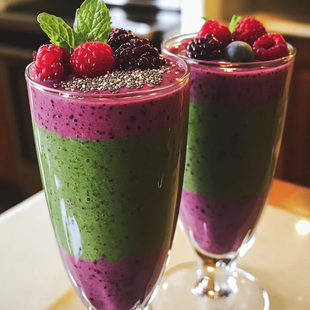 Berry Spinach Smoothie Simple and Nutritious Blend