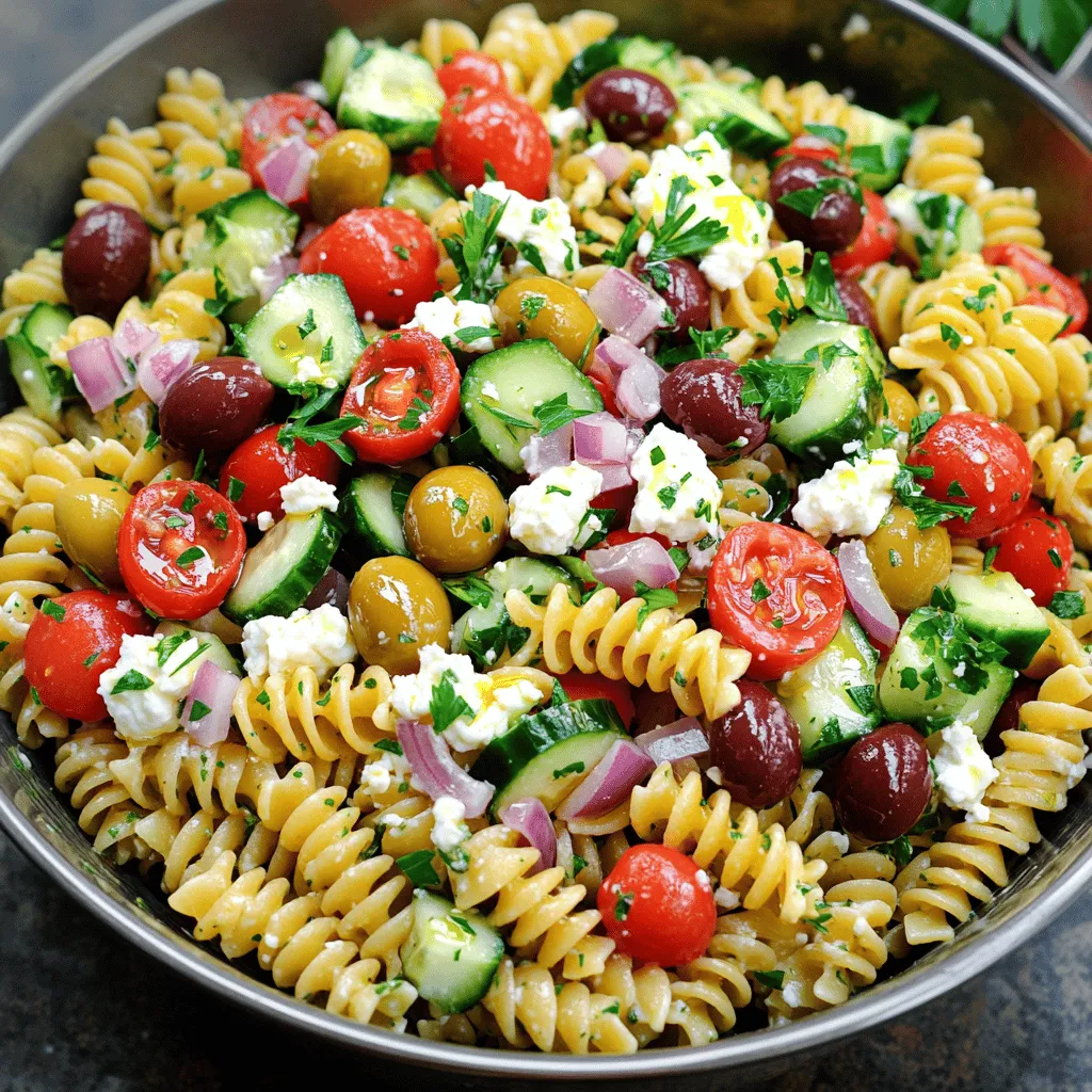 Easy Greek Pasta Salad Tasty and Quick Recipe Guide
