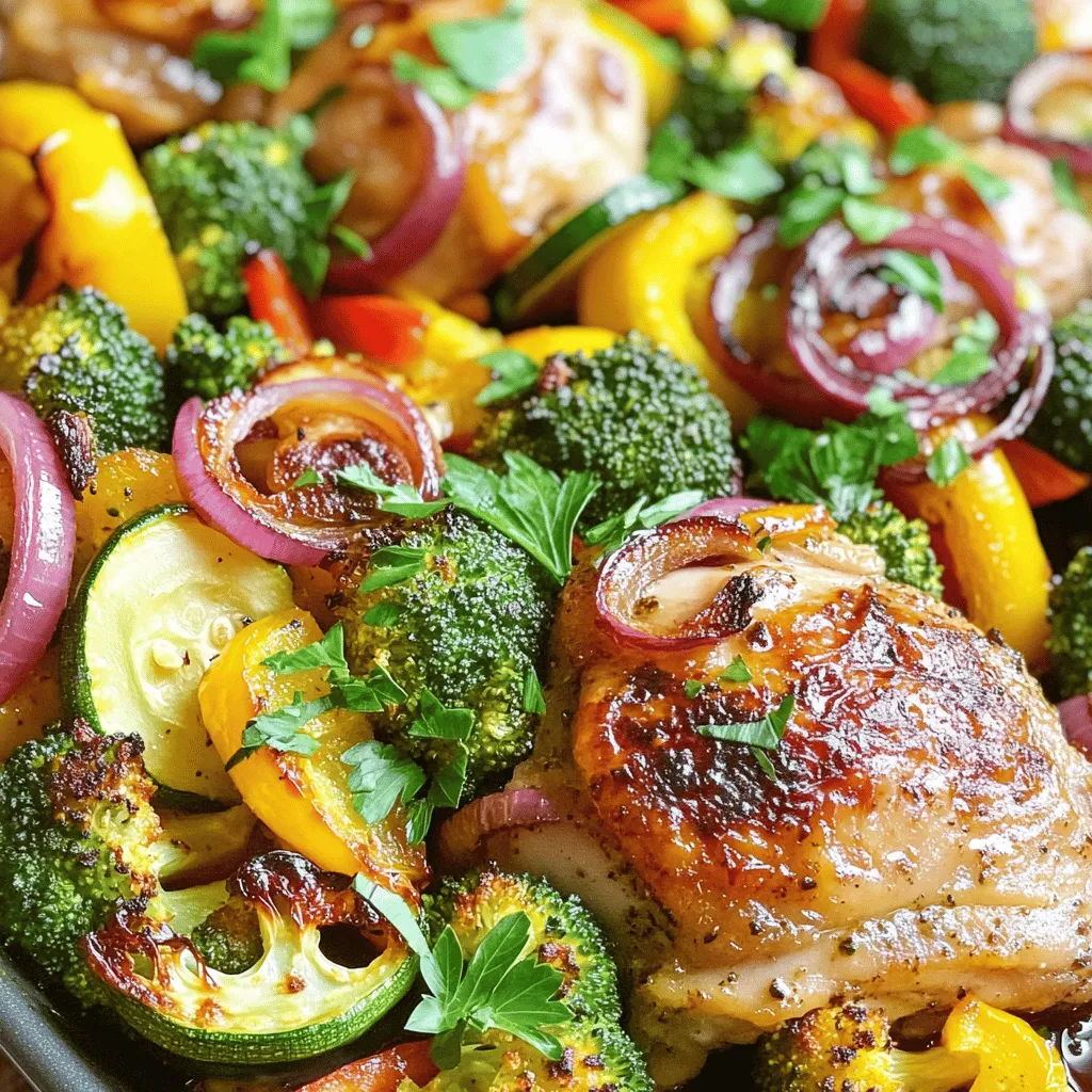 Chicken and Veggie Sheet Pan Dinner Simple and Quick