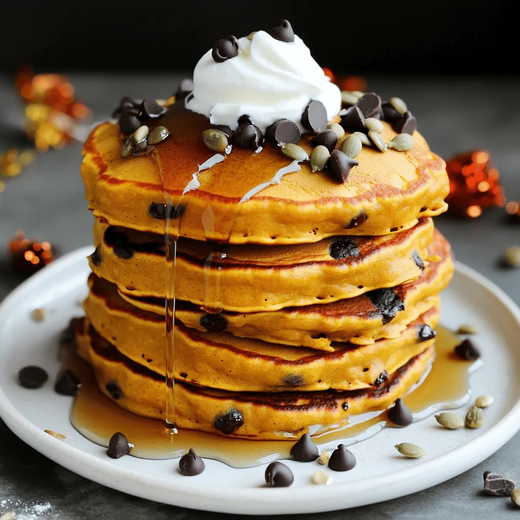 Pumpkin Chocolate Chip Pancakes Delightful and Easy Recipe