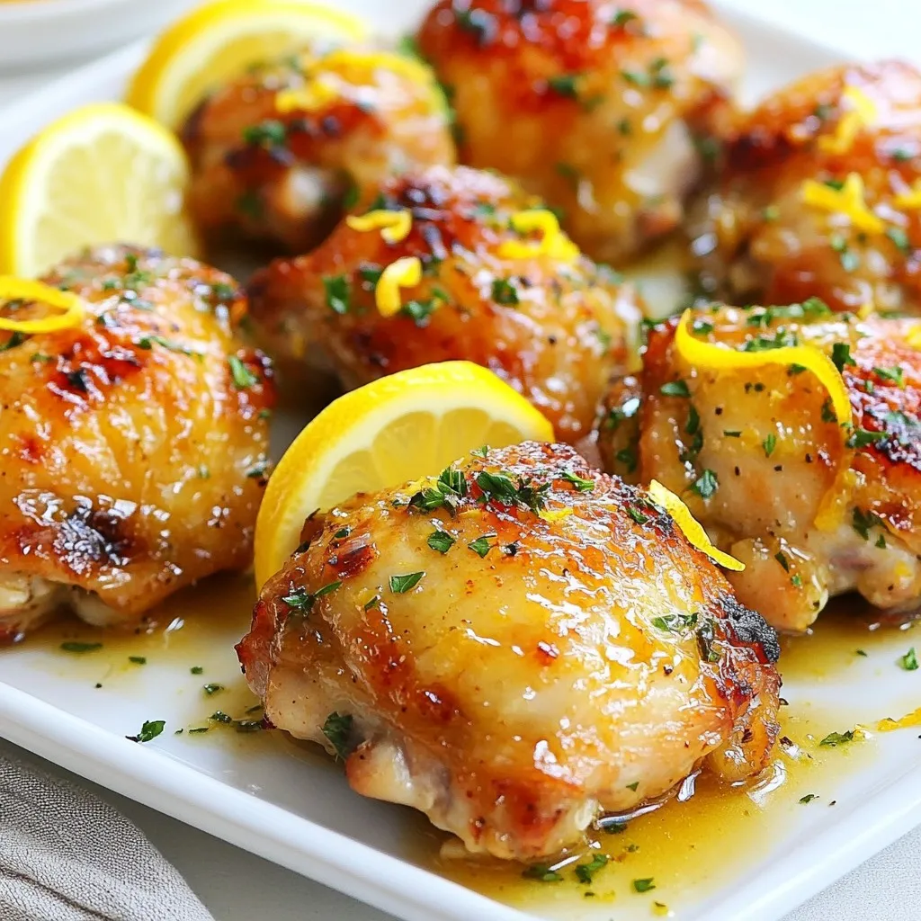 Instant Pot Lemon Garlic Chicken Thighs Simple Delight