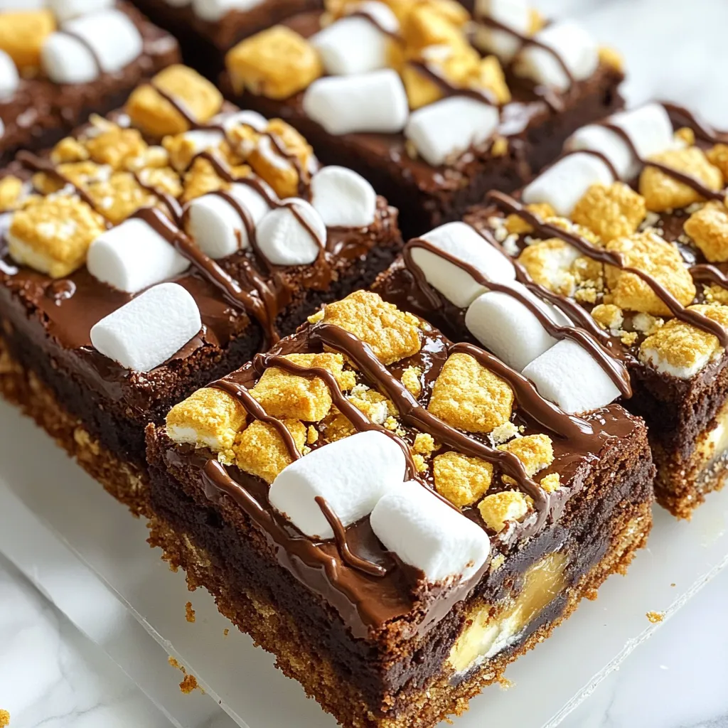 S&#8217;mores Brownie Bars Deliciously Indulgent Treat