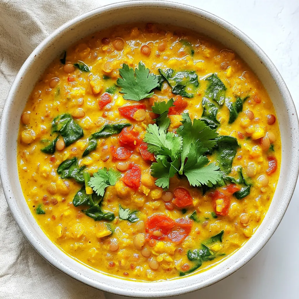 Creamy Coconut Lentil Curry Flavorful and Simple Dish