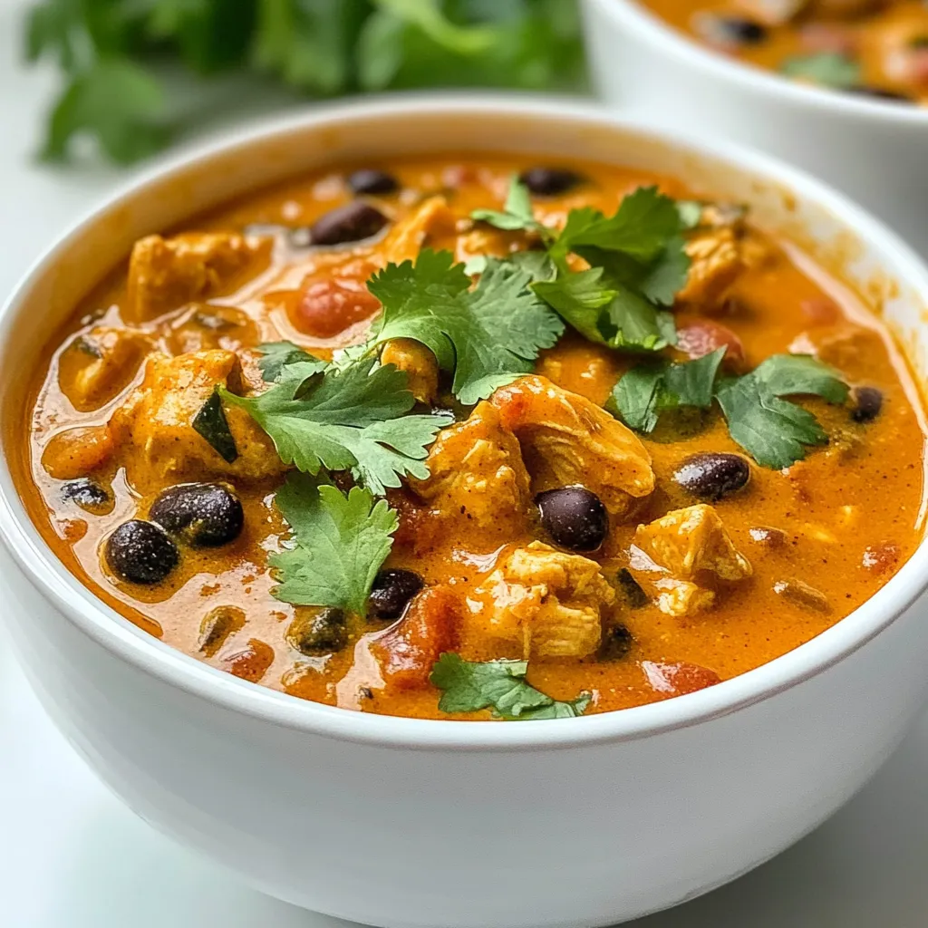 Creamy Pumpkin Chicken Chili Easy Comfort Food