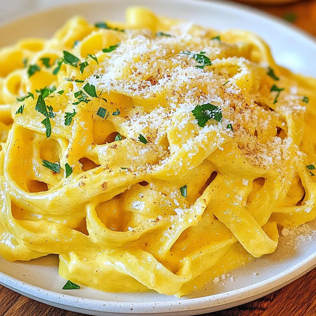 Creamy Pumpkin Alfredo Pasta Easy and Delicious Meal