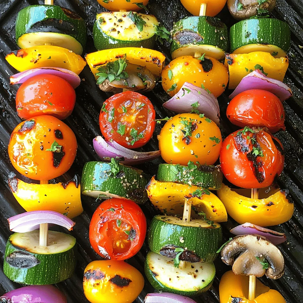 Grilled Mediterranean Veggie Skewers Flavorful Delight