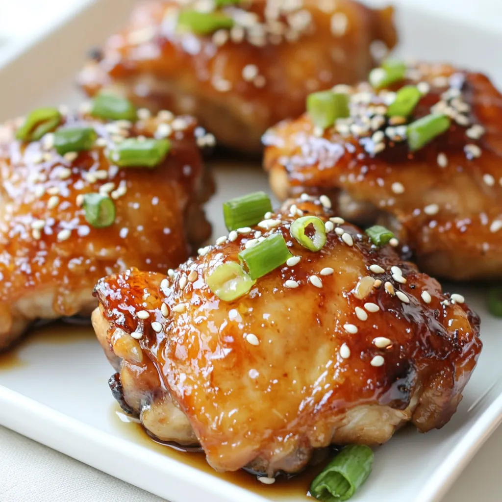 Honey Garlic Chicken Thighs Flavorful and Easy Recipe