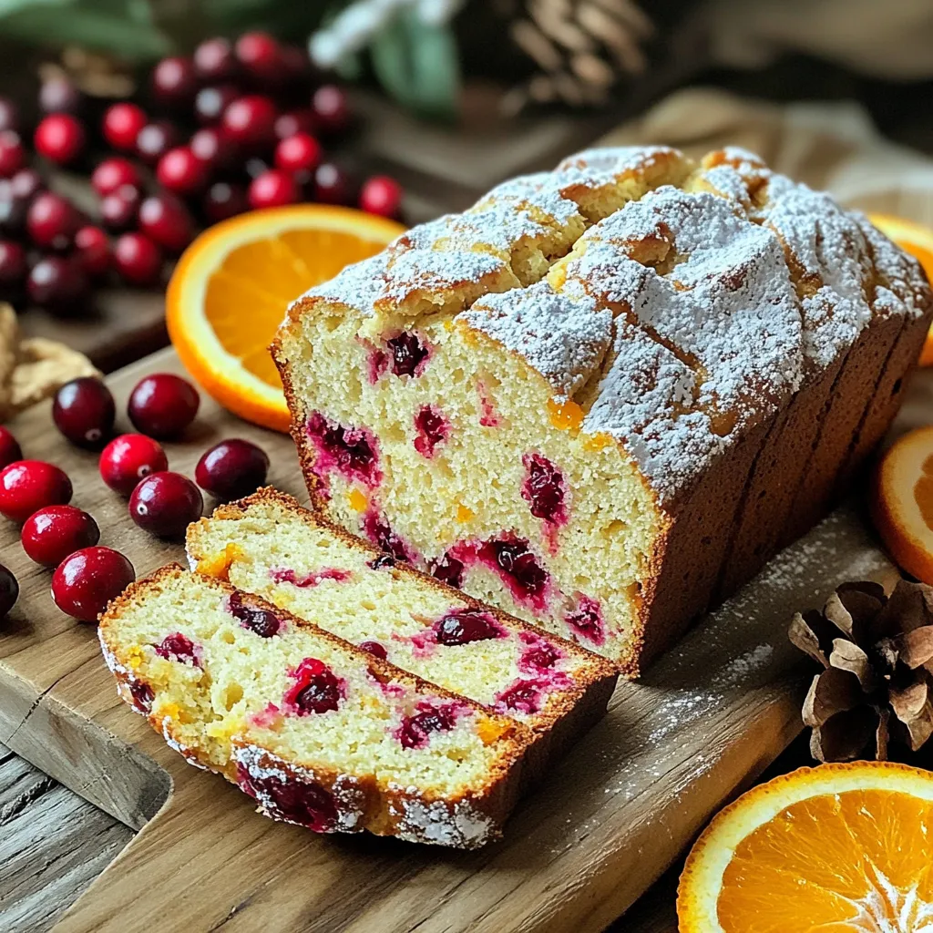 Cranberry Orange Breakfast Bread Delightful and Easy