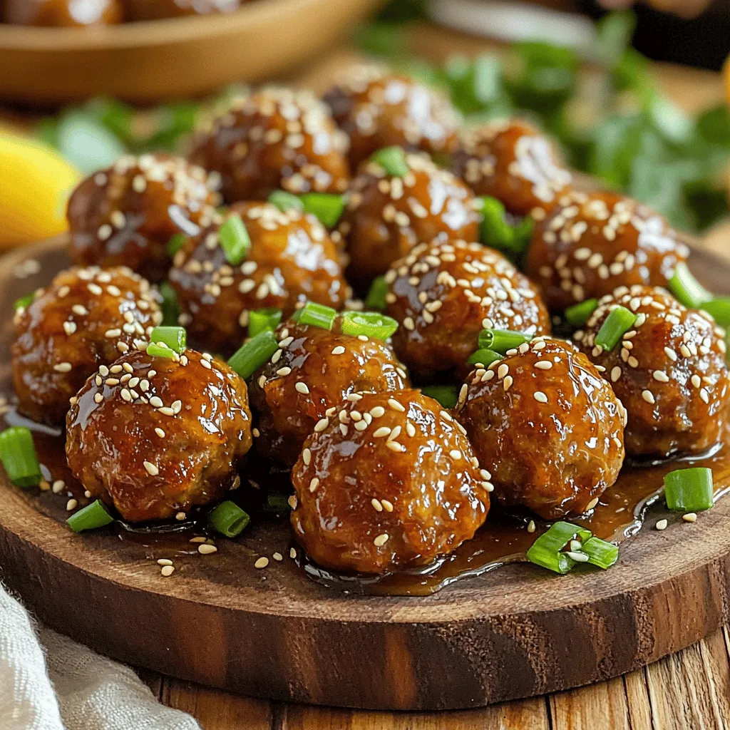 Sticky Honey Garlic Meatballs Flavorful and Easy Recipe