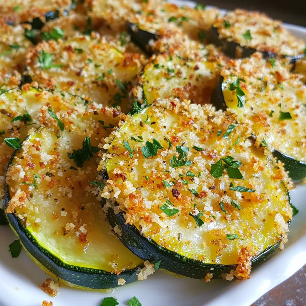 Parmesan Herb Baked Zucchini Flavorful and Easy Dish