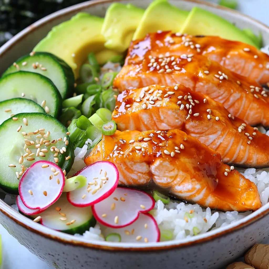 TikTok Salmon Rice Bowl Delightful and Simple Recipe