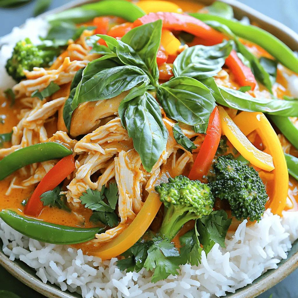 Savory Slow Cooker Thai Coconut Curry Chicken Recipe