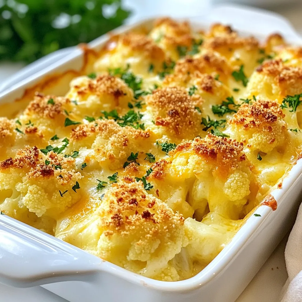 Cheesy Cauliflower Au Gratin Simple and Tasty Dish