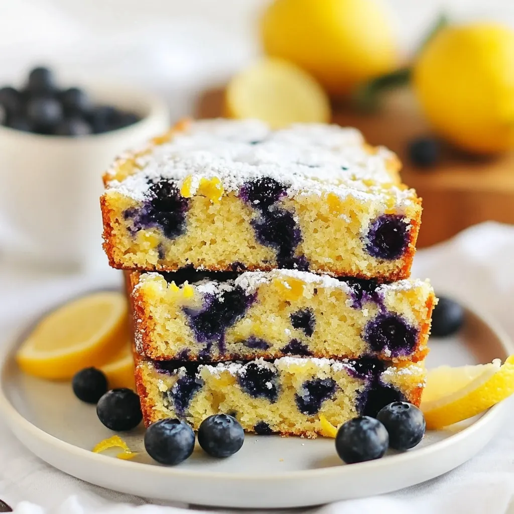 Lemon Blueberry Muffin Bread Delightful and Easy Recipe