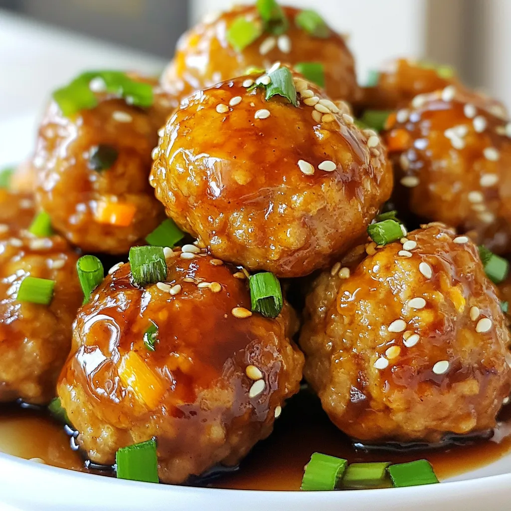 Teriyaki Chicken Meatballs Tasty and Easy Recipe