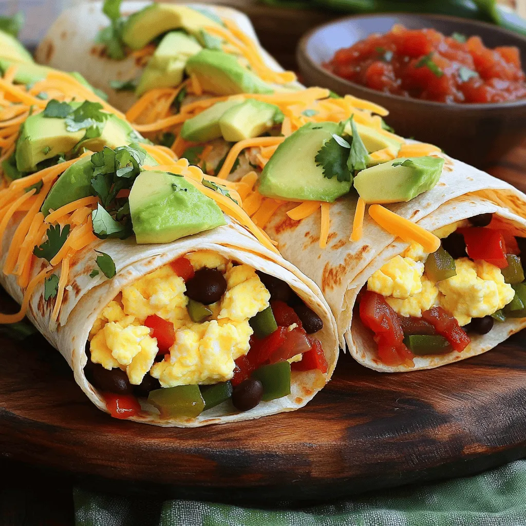 Savory Breakfast Burritos Packed with Flavor and Nutrition
