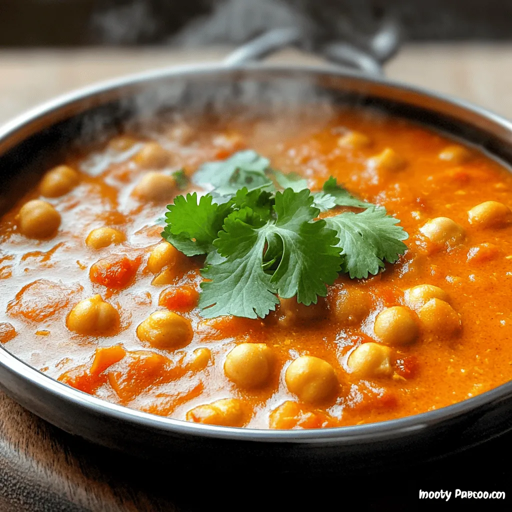 22. Indian-Spiced Chickpea Stew Flavorful and Satisfying