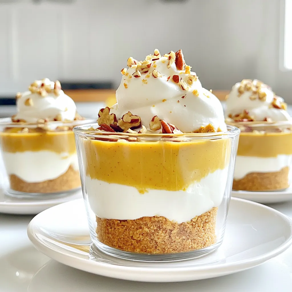 No Bake Maple Pumpkin Pie Cups Delicious Fall Treat