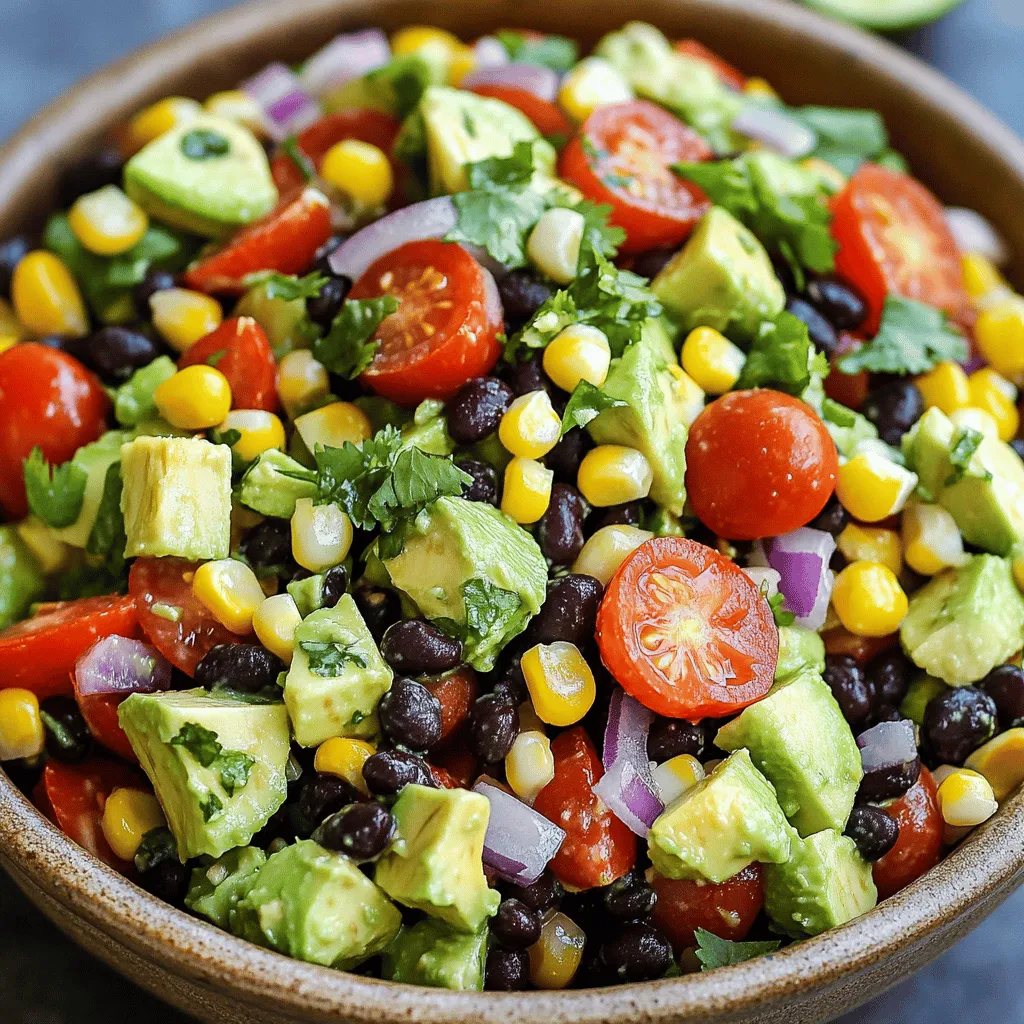 Nutritious Avocado and Black Bean Salad Recipe