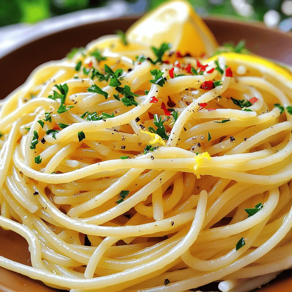 Savory Spaghetti Aglio e Olio Easy Dinner Recipe