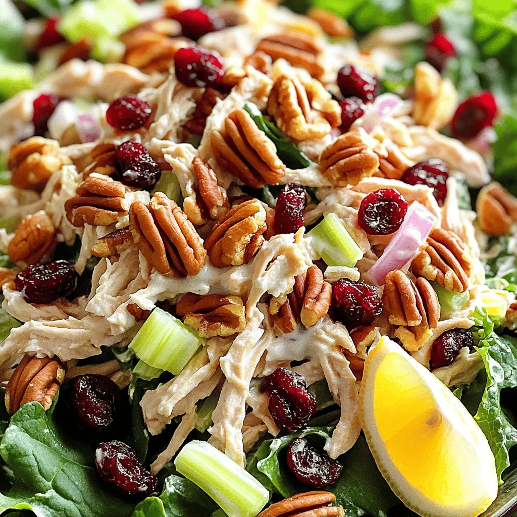 Cranberry Pecan Chicken Salad Fresh and Flavorful Dish
