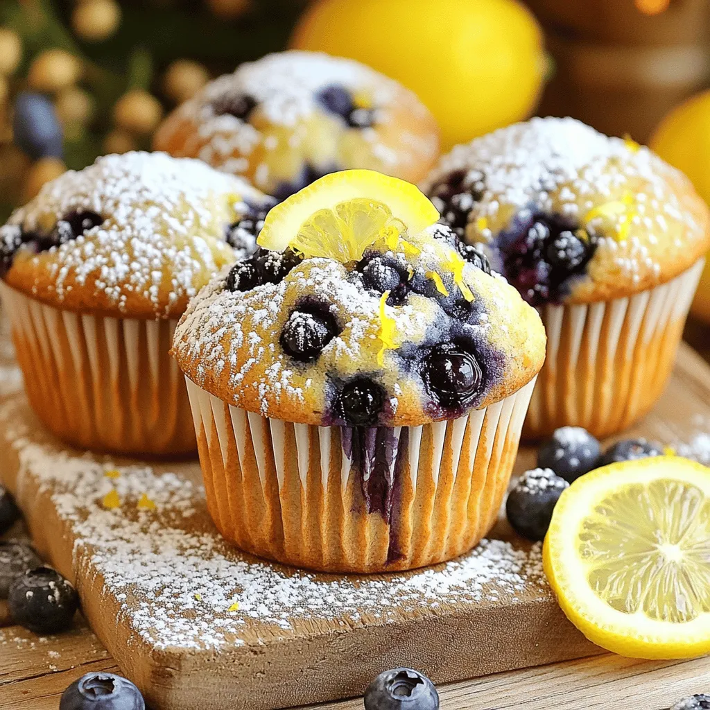 Best Ever Lemon Blueberry Muffins Delightful Recipe