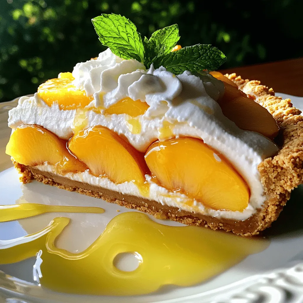 Peach Cream Pie Delightfully Creamy and Easy Recipe