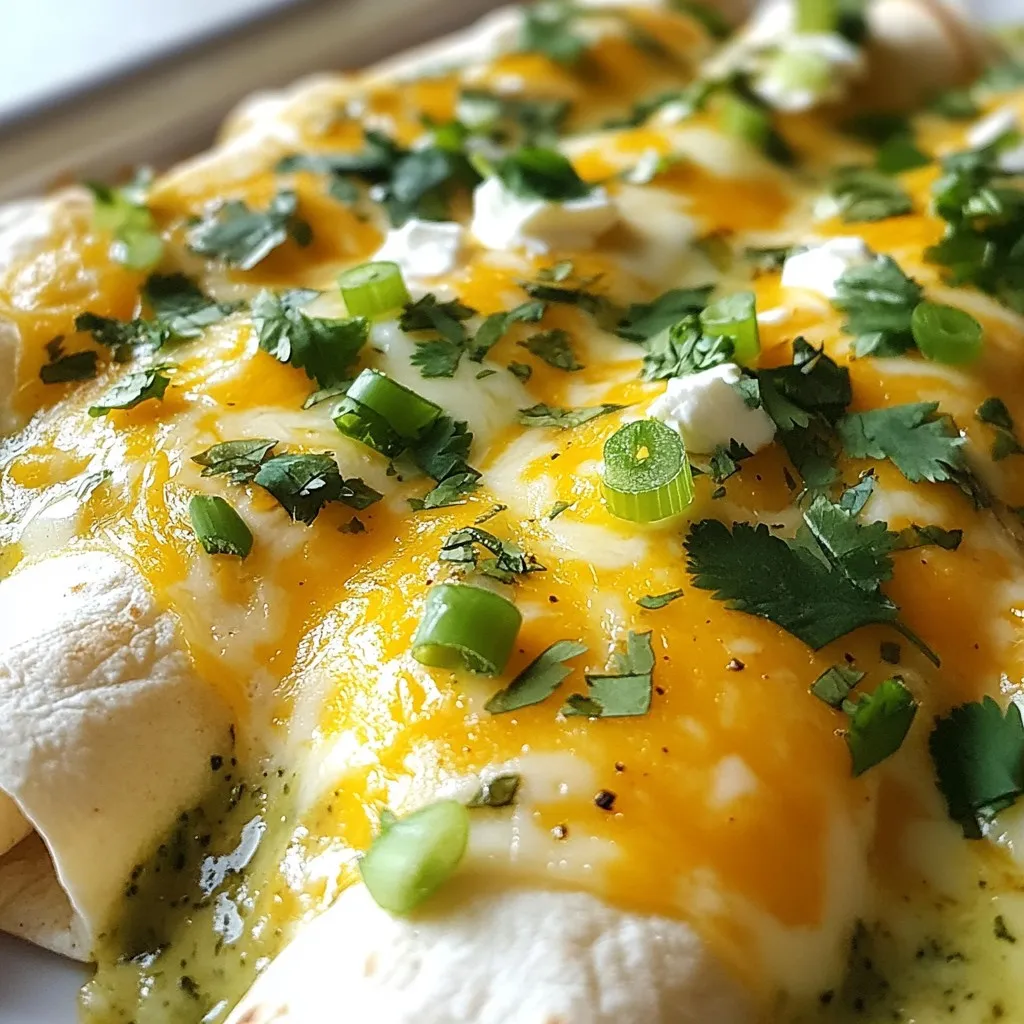 White Chicken Enchiladas Savory and Simple Recipe
