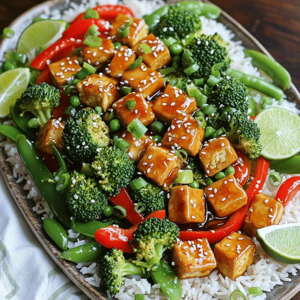 Honey Garlic Tofu Stir Fry Simple and Flavorful Meal