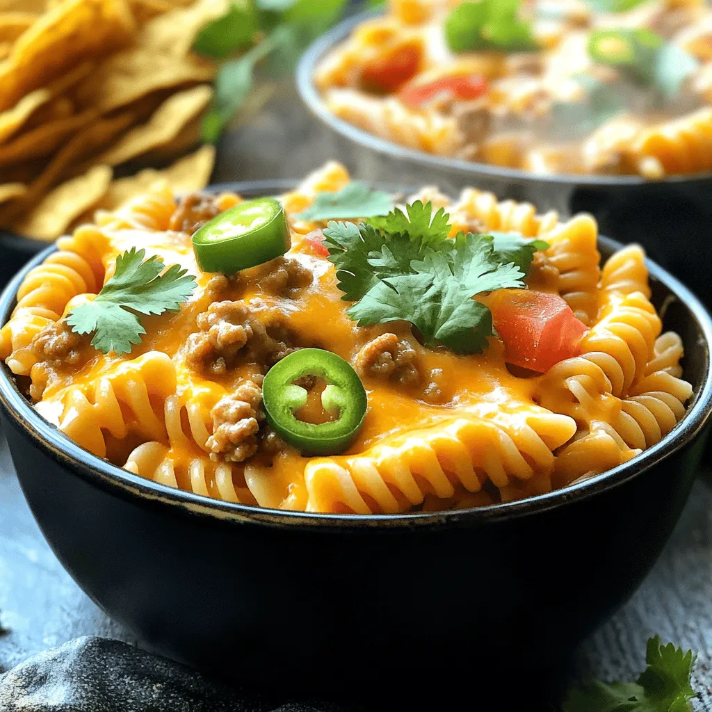 Creamy Taco Pasta Skillet Quick and Tasty Meal