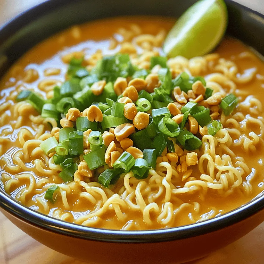 Minute Spicy Peanut Ramen Flavorful and Quick Meal