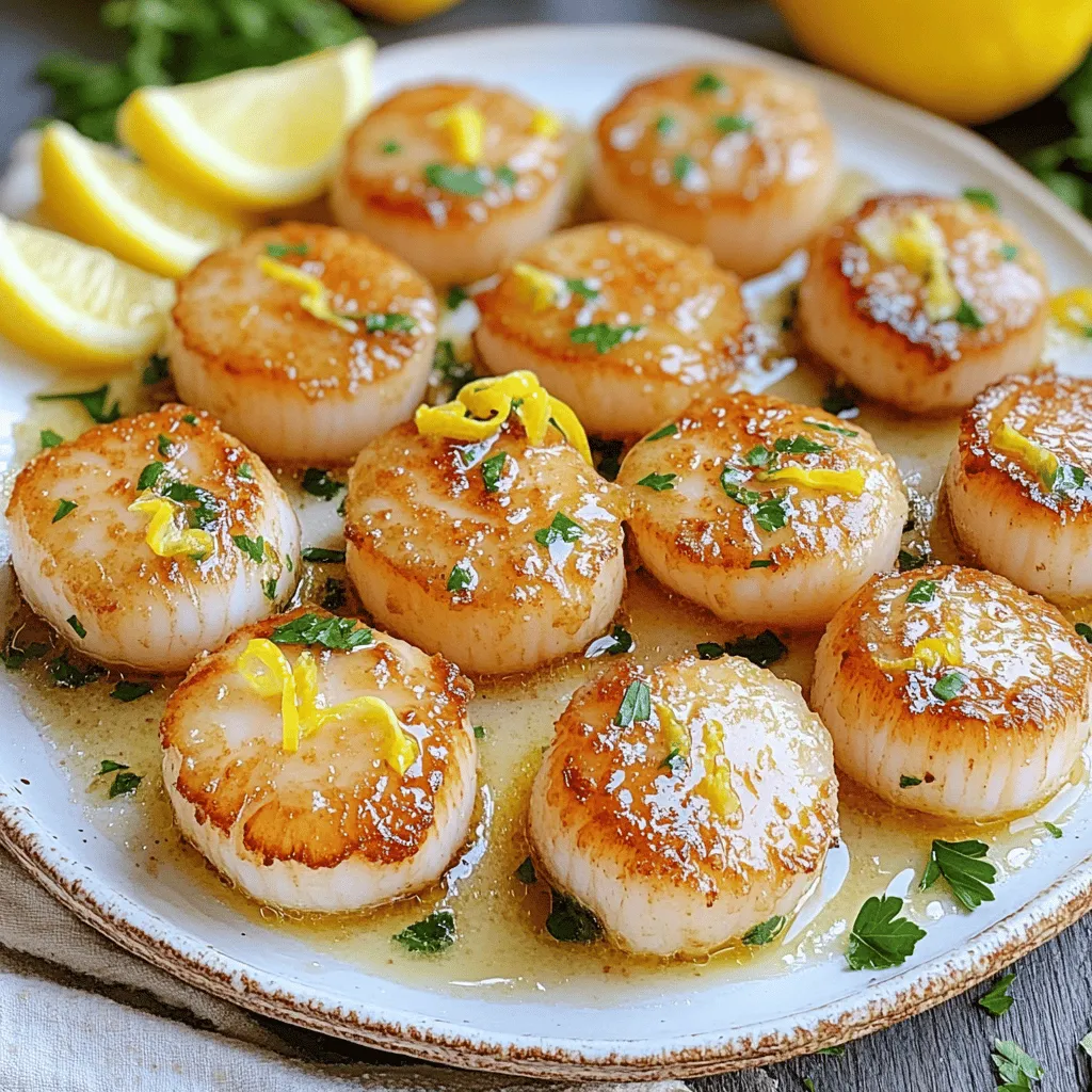 Lemon Garlic Butter Scallops Simple and Tasty Dish
