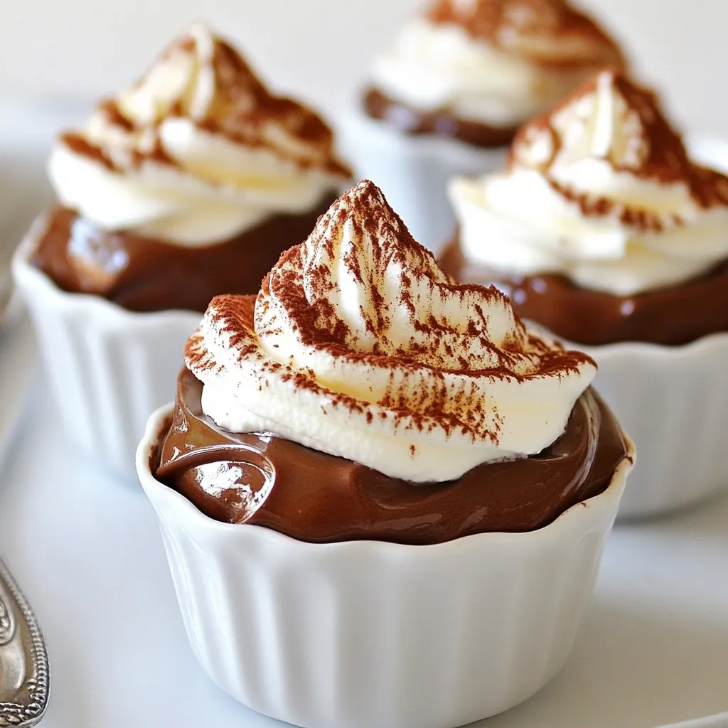 Chocolate Espresso Mousse Cups Delightful Dessert Treat