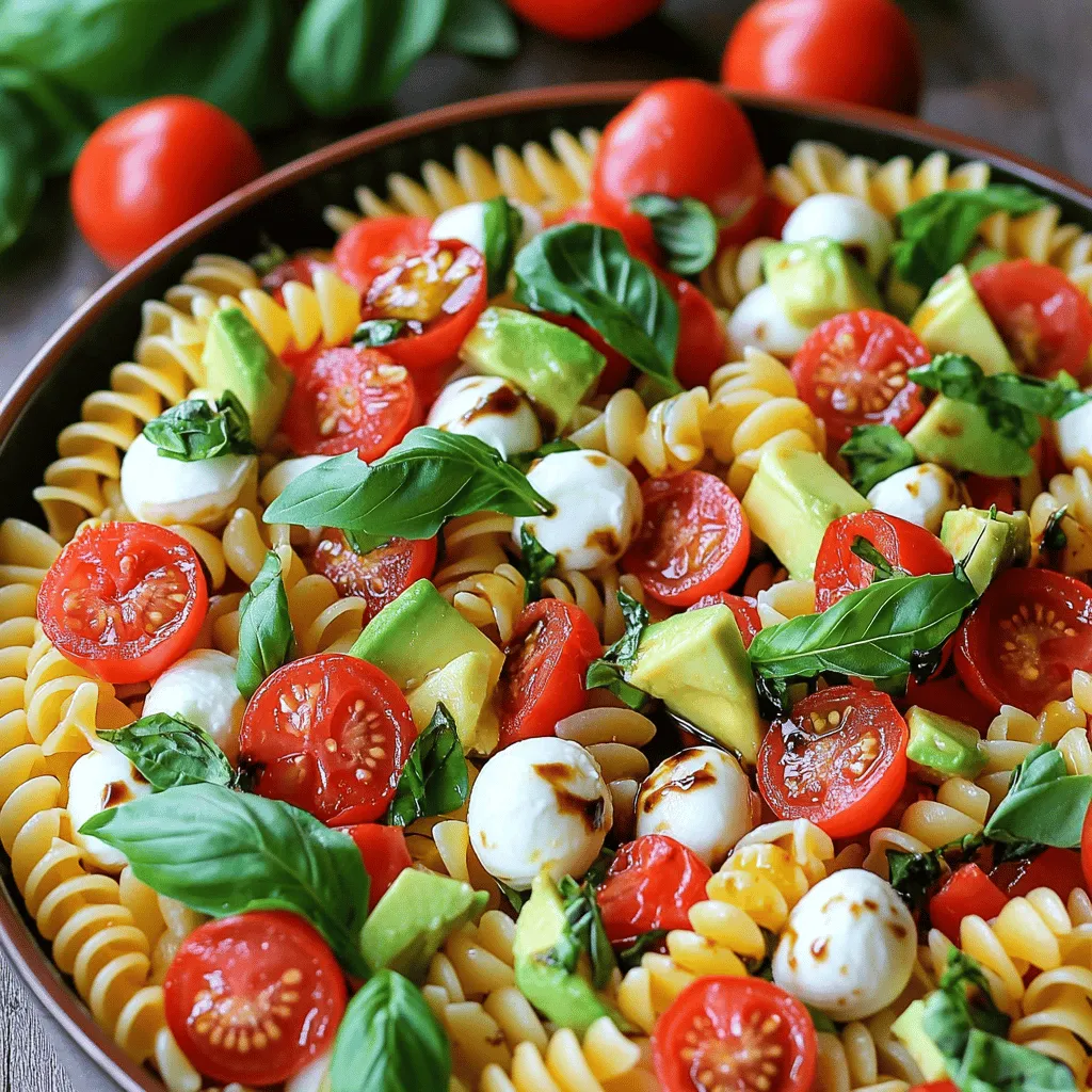 Easy Caprese Pasta Salad Delightful and Fresh Recipe